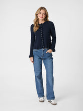 Indlæs billede til gallerivisning NEO NOIR Elowen Knit Blouse Navy

