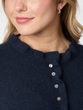 Indlæs billede til gallerivisning NEO NOIR Elowen Knit Blouse Navy

