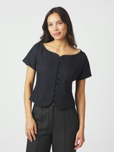 Indlæs billede til gallerivisning NEO NOIR Tango Structure Top Dark Navy
