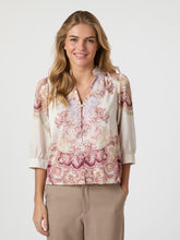Indlæs billede til gallerivisning NEO NOIR Roselle Artist Paisley Blouse Ivory
