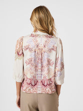 Indlæs billede til gallerivisning NEO NOIR Roselle Artist Paisley Blouse Ivory
