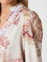 Indlæs billede til gallerivisning NEO NOIR Roselle Artist Paisley Blouse Ivory
