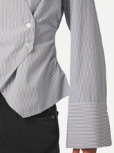 Indlæs billede til gallerivisning NEO NOIR Fenli Striped Shirt Grey
