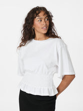 Indlæs billede til gallerivisning NEO NOIR Dray Boxy Smock Tee White
