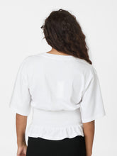 Indlæs billede til gallerivisning NEO NOIR Dray Boxy Smock Tee White
