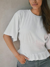 Indlæs billede til gallerivisning NEO NOIR Dray Boxy Smock Tee White
