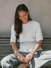 Indlæs billede til gallerivisning NEO NOIR Dray Boxy Smock Tee White
