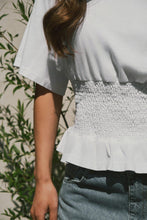 Indlæs billede til gallerivisning NEO NOIR Dray Boxy Smock Tee White
