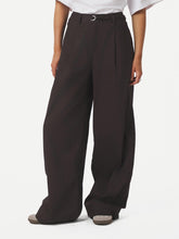 Indlæs billede til gallerivisning NEO NOIR Malba Poplin Pants Dark Brown
