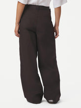 Indlæs billede til gallerivisning NEO NOIR Malba Poplin Pants Dark Brown
