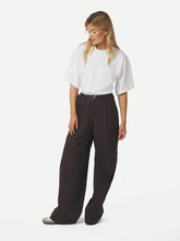 Indlæs billede til gallerivisning NEO NOIR Malba Poplin Pants Dark Brown

