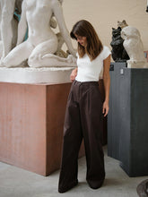 Indlæs billede til gallerivisning NEO NOIR Malba Poplin Pants Dark Brown
