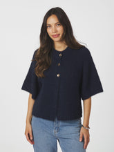 Indlæs billede til gallerivisning NEO NOIR Benuta Fluffy Cardigan Navy
