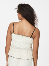 Indlæs billede til gallerivisning NEO NOIR Emberly Crepe Top Creme
