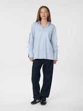 Indlæs billede til gallerivisning NEO NOIR Selini Stripe Shirt Light Blue
