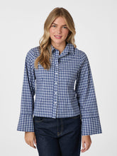 Indlæs billede til gallerivisning NEO NOIR Rosa Check Shirt Dark Blue
