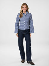 Indlæs billede til gallerivisning NEO NOIR Rosa Check Shirt Dark Blue
