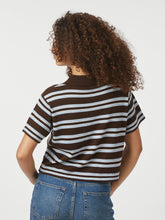 Indlæs billede til gallerivisning NEO NOIR Mulann Polo Blouse Dark Brown

