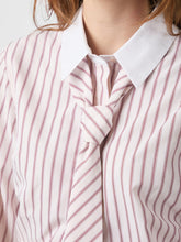 Indlæs billede til gallerivisning NEO NOIR Francesca Stripe Shirt Rose

