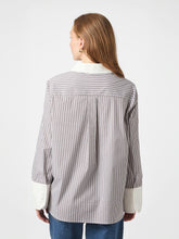 Indlæs billede til gallerivisning NEO NOIR Dranila Stripe Shirt Brown

