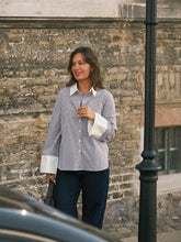 Indlæs billede til gallerivisning NEO NOIR Dranila Stripe Shirt Brown
