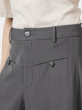 Indlæs billede til gallerivisning NEO NOIR Massie Structure Pants Dark Grey
