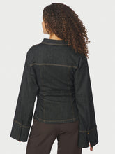 Indlæs billede til gallerivisning NEO NOIR Rabia Denim Shirt Black

