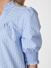 Indlæs billede til gallerivisning NEO NOIR Diana Stripy Stone Blouse
