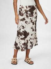 Indlæs billede til gallerivisning NEO NOIR Viso Cow Print Skirt Brown
