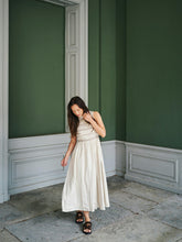 Indlæs billede til gallerivisning NEO NOIR Atika Deco Smock Dress Ivory
