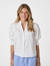 Indlæs billede til gallerivisning NEO NOIR Diana B Dobby Blouse White
