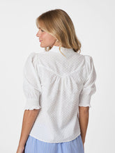 Indlæs billede til gallerivisning NEO NOIR Diana B Dobby Blouse White
