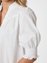 Indlæs billede til gallerivisning NEO NOIR Diana B Dobby Blouse White
