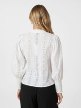 Indlæs billede til gallerivisning NEO NOIR Wenna Ebroidery Blouse White
