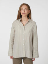 Indlæs billede til gallerivisning NEO NOIR Dita Double Stripe Shirt Creme
