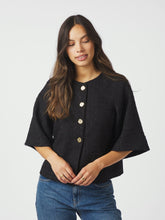 Indlæs billede til gallerivisning NEO NOIR Rosella Boucle Mini Jacket Sort
