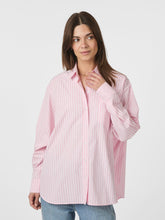 Indlæs billede til gallerivisning NEO NOIR Dalma Stripe Stone Shirt Pink
