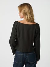 Indlæs billede til gallerivisning NEO NOIR Salsa Structure Blouse Sort
