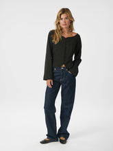 Indlæs billede til gallerivisning NEO NOIR Salsa Structure Blouse Sort
