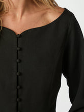 Indlæs billede til gallerivisning NEO NOIR Salsa Structure Blouse Sort
