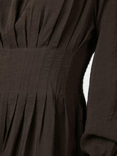 Indlæs billede til gallerivisning NEO NOIR Kankata Dress Dark Brown
