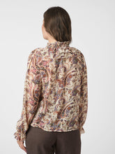 Indlæs billede til gallerivisning NEO NOIR Ivey Paisley Blouse Creme
