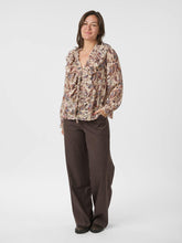 Indlæs billede til gallerivisning NEO NOIR Ivey Paisley Blouse Creme
