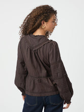Indlæs billede til gallerivisning NEO NOIR Elfie Blouse Dark Brown
