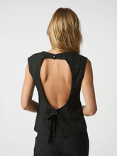 Indlæs billede til gallerivisning NEO NOIR Rafli Boucle Top Sort
