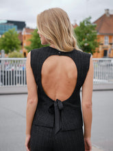 Indlæs billede til gallerivisning NEO NOIR Rafli Boucle Top Sort
