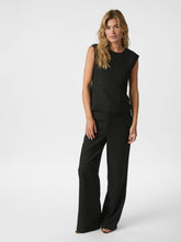Indlæs billede til gallerivisning NEO NOIR Emmett Boucle Pants Black

