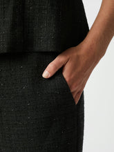 Indlæs billede til gallerivisning NEO NOIR Emmett Boucle Pants Black
