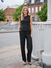 Indlæs billede til gallerivisning NEO NOIR Emmett Boucle Pants Black
