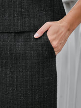 Indlæs billede til gallerivisning NEO NOIR Emmett Boucle Pants Black
